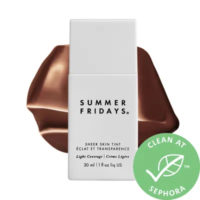 Summer Fridays Sheer Skin Tint With Hyaluronic Acid + Squalane Shade 9 1 oz / 30 ml