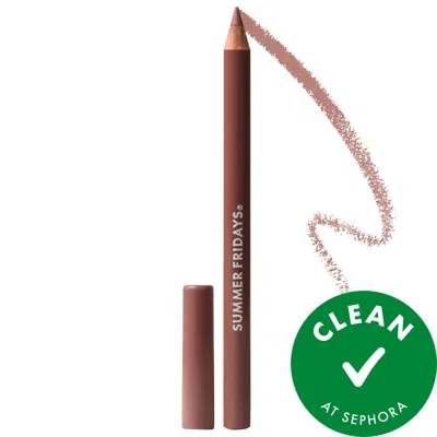 Summer Fridays Softline Lip Liner Long-lasting Lip Pencil Cinnamon - Warm Clay