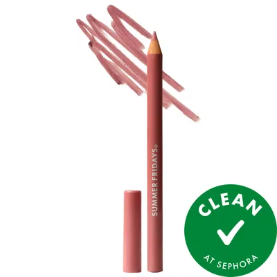 Summer Fridays Softline Lip Liner Long-lasting Lip Pencil Sugar - Soft Cool Pink