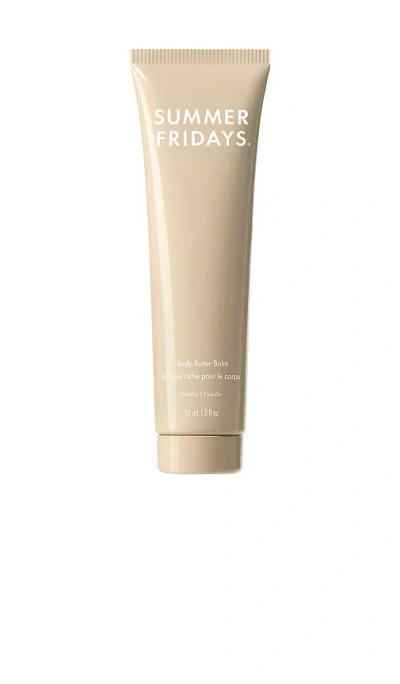 Summer Fridays Travel Body Butter Balm Vanilla  바디 모이스쳐라이저 In 바닐라
