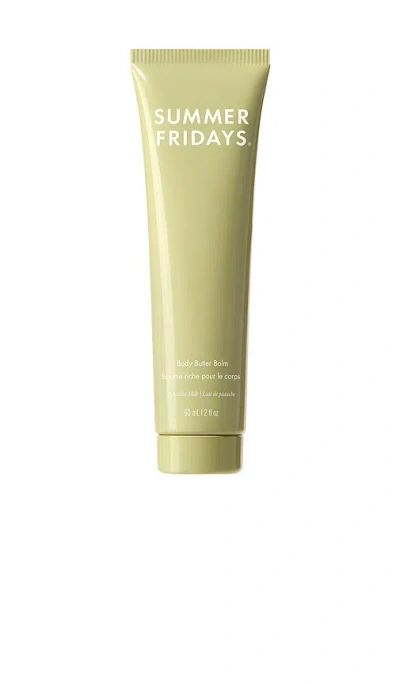 Summer Fridays Travel Body Butter Balm Pistachio  바디 모이스쳐라이저 In Pistachio Milk