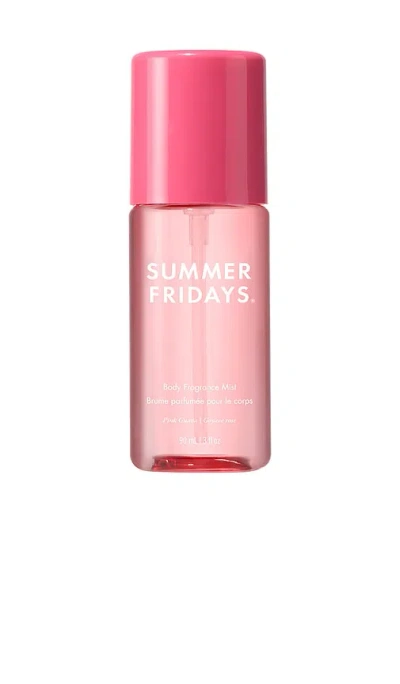 Summer Fridays Travel Body Fragrance Mist In Pink Guava