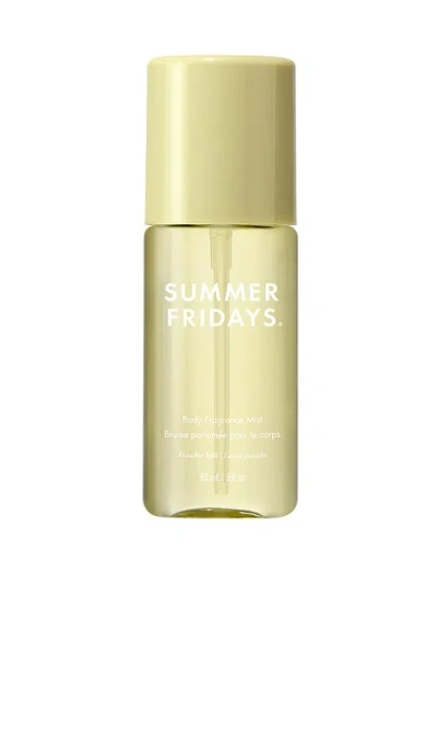 Summer Fridays Travel Body Fragrance Mist In Pistachio Milk