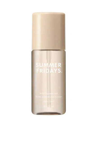 Summer Fridays Travel Body Fragrance Mist In Vanilla