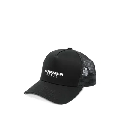 Summer Games Mesh-back Trucker Cap In Blue