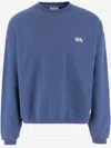 Summer Games Cotton Sweatshirt With Logo In Blue