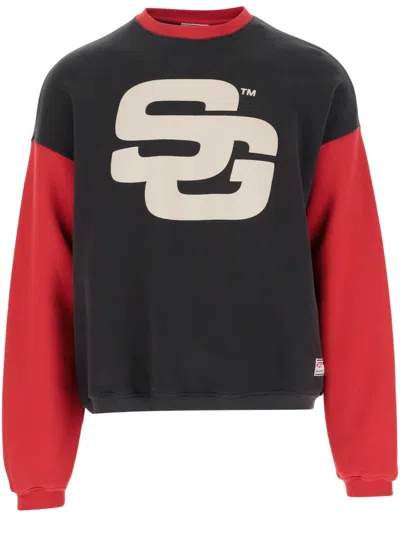 Summer Games Cotton Sweatshirt With Logo In Multicolor