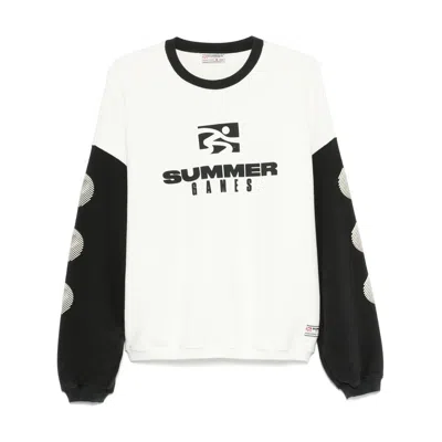 Summer Games Logo-print Sweatshirt In Pattern
