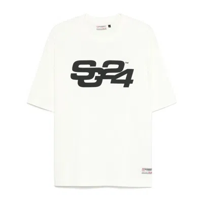 Summer Games Organic Cotton T-shirt In Beige