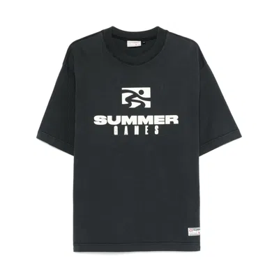 Summer Games Logo-print T-shirt In Black
