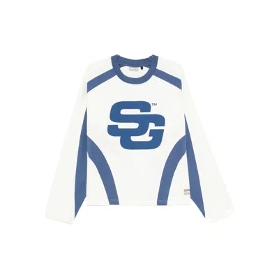 Summer Games Logo-print Panelled T-shirt In White