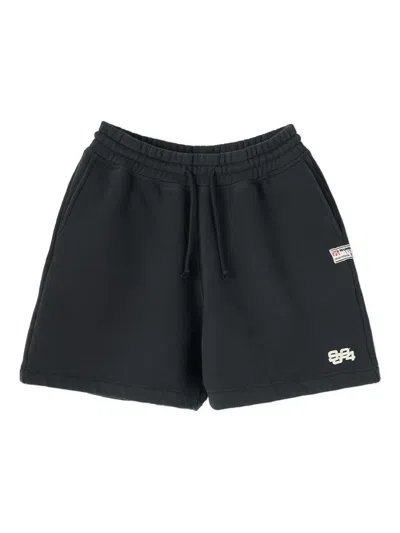Summer Games Drawstring Shorts In Black
