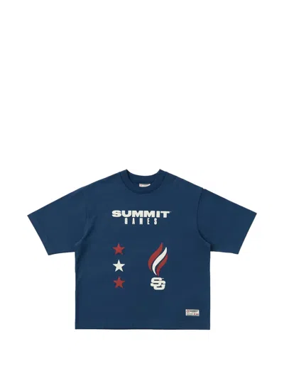 Summer Games Graphic-print T-shirt In Blue