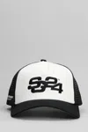 Summer Games Motif-embroidered Cap In Black