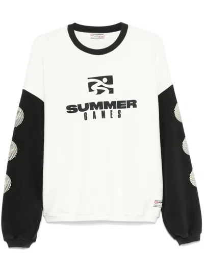 Summer Games Logo-print Sweatshirt In Pattern