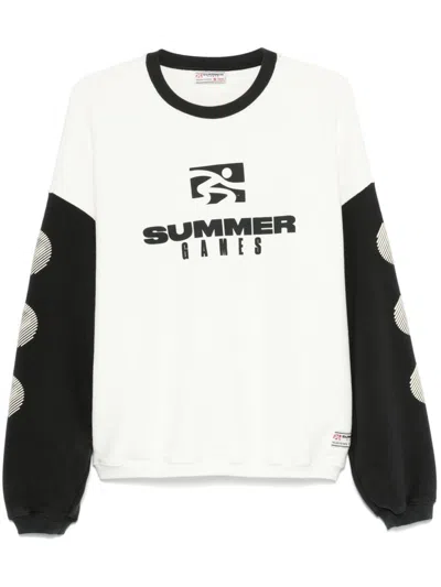 Summer Games Logo-print Sweatshirt In Pattern