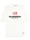 Summer Games Logo-print T-shirt In Neutrals