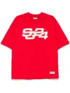 Summer Games Organic Cotton Sweatshirt In Red