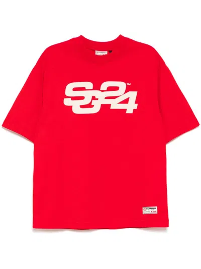 Summer Games Organic Cotton Sweatshirt In Red