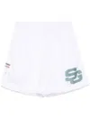 Summer Games Logo-print Track Shorts In White