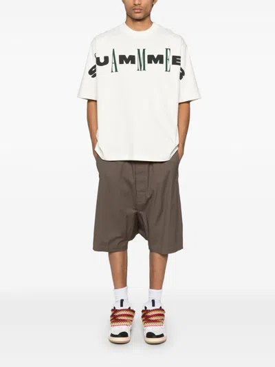 Summer Games Long Tee In White