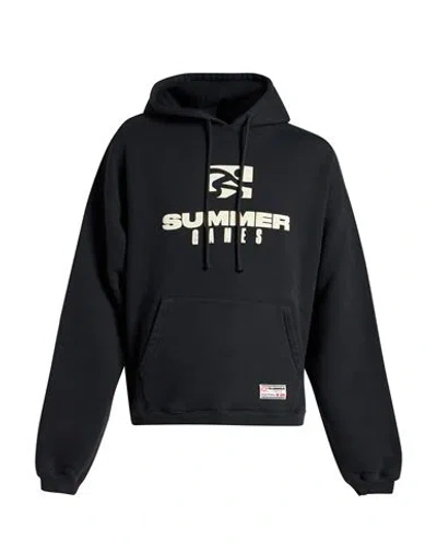 Summer Games Man Sweatshirt Black Size S Recycled Cotton