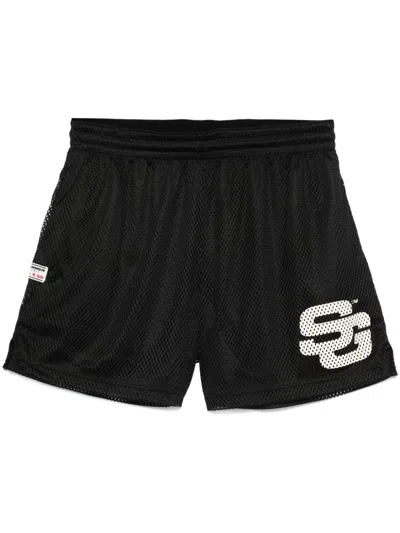 Summer Games Mesh Shorts In Black