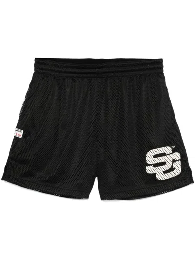 Summer Games Mesh Shorts In Black