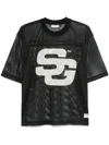 Summer Games Mesh T-shirt In Black