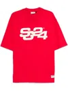 Summer Games Organic Cotton Sweatshirt In Red
