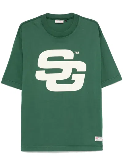 Summer Games Organic Cotton T-shirt In Green