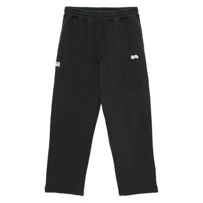 Summer Games Drawstring-waist Track Pants In Black