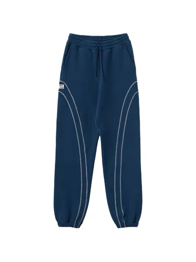 Summer Games Piping Track Pants In Blue