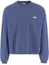 Summer Games Relaxed-fit Cotton Top In Blue