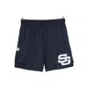 Summer Games Logo-print Mesh Shorts In Blue