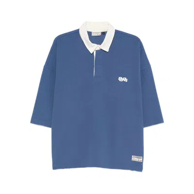 Summer Games Logo-patch Polo Shirt In Blue