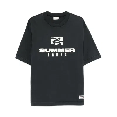 Summer Games Logo-print T-shirt In Black