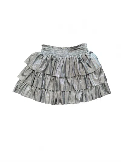 Summer Loving Kids' Girl's Starlight Shimmer Skirt In Grey In Gray
