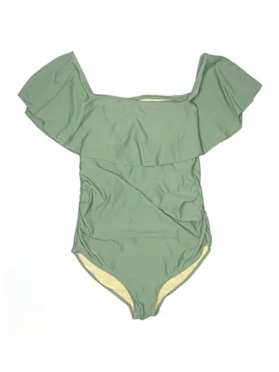 Pre-owned Summer Mae One Piece Swimsuit In Green