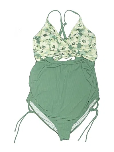 Pre-owned Summer Mae One Piece Swimsuit In Green
