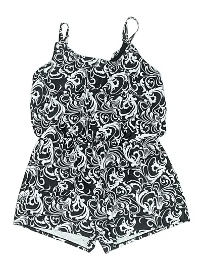 Pre-owned Summer Mae Romper In Black