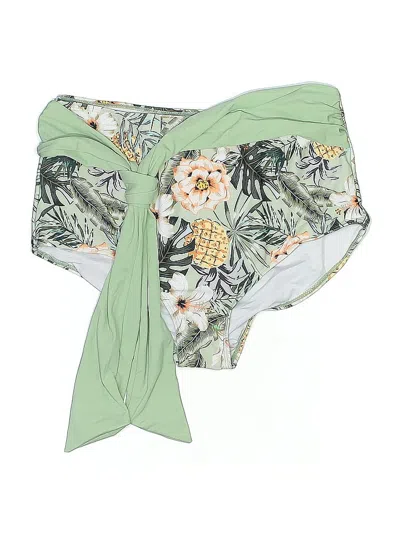 Pre-owned Summer Mae Swimsuit Bottoms In Green