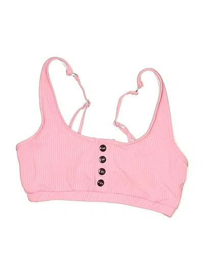 Pre-owned Summer Mae Swimsuit Top Pink Swimwear
