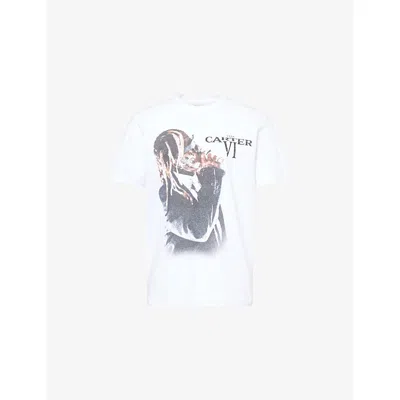 Summer Of Sound Mens White Tha Carter Vi Graphic-print Cotton T-shirt Xl