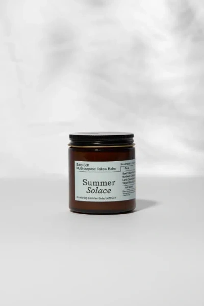 Summer Solace Tallow Kids'  Baby Soft Family Balm Regenerative Tallow + Pastured Leaf Lard In Brown
