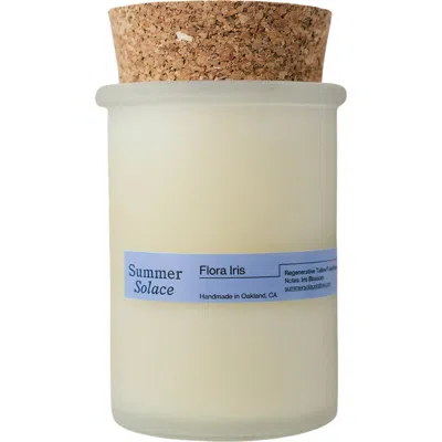Summer Solace Tallow Flora Iris Regenerative Tallow Candle