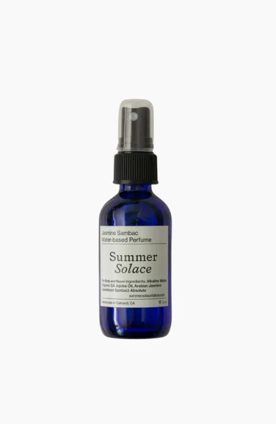 Summer Solace Tallow Jasmine Sambac With Rose Ormus Water-based Perfume Mist In Dark Blue