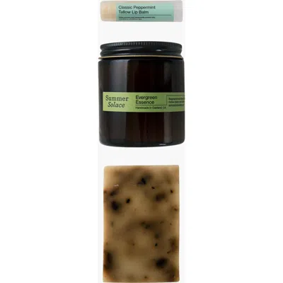 Summer Solace Tallow Moon Collection Regenerative Tallow Gift Set In Light Beige