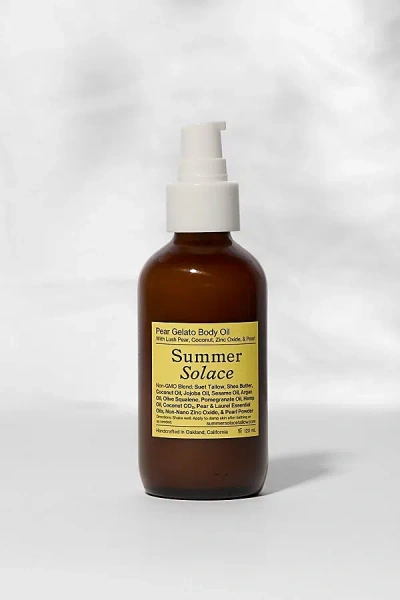 Summer Solace Tallow Pear Gelato Body Oil At Urban Outfitters In Transparent