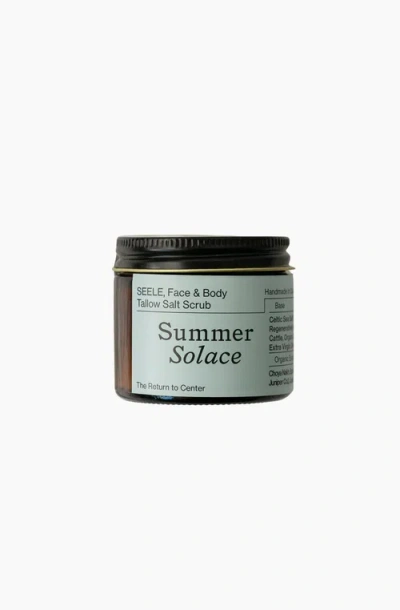 Summer Solace Tallow Seele Celtic Sea Salt Scrub Regenerative Tallow In Amber/dark Brown